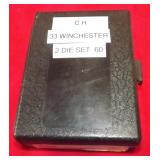 C-H TOOL & DIE - .33 WINCHESTER -- 2 DIE SET