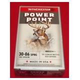 20 - RDS. -  WIN. - 30-06 SPRG. CAL. 180 GR. AMMO