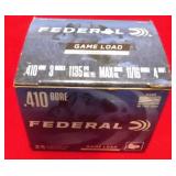 25 RDS. FED. - 410 GUA. X 3 ' -- # 4 SHOT