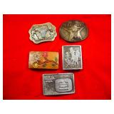 MIXED LOT OF BELT BUCKLES