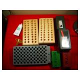 LOT OF SHELL HOLDERS AND BOXES