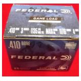 25 RDS. FED. - 410 GUA. X 3 ' -- # 4 SHOT