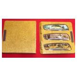 COLLECTIBLE-  FOLDING KNIFE SET -  LID BROKEN