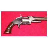 ANTIQUE- S & W 1-1/2 - FIRST ISSUE  32 RF REVOLVER