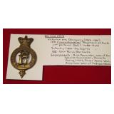 BRITISH ARMY - VICTORIAN ERA - BADGE
