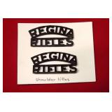 REGINA RIFLE - SHOULDER TITLES