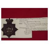 (29TH) WORCESTERSHIRE- REG'T OF FOOT HELMET PLATE