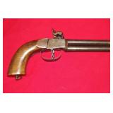 GERMAN MADE OVER / UNDER PERCUSSION PISTOL 45 CAL
