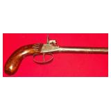 ANTIQUE - PERCUSSION  50 CAL BOOT PISTOL