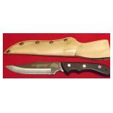 700 NORTHCRAFT -- FIXED BLADE KNIFE W / SHEATH