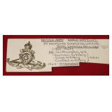 1ST HAMPSHIRE ( HANTS ) VOLUNTEERS - W W 1 & W W 2