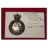 CANADIAN OFFICERS TRAINING CORPS ( QC ) - BADGE