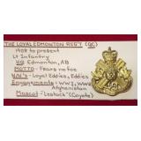 THE LOYAL EDMONTON REG'T- BADGE