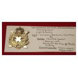 THE CANADIAN SCOTTISH ( PRINCESS MARY'S) BADGE