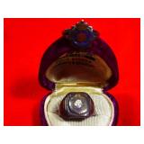 WW2/KOREA RCASC HIS/HERS SILVER RING SET