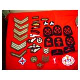 MIXED CANADIAN MILITARY CLOTH LOT