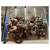 Assorted Heavy-Duty Steel Chains