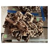Rusty Steel Chain with Heavy Links