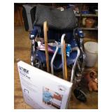 Lot w/ wheel chair/ canes/ mics. items