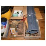 2 Army Canteens/ Old lunch box & dishes