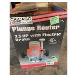 Chicago Electric Power Tools 2.5 HP Plunge Router