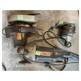 Vintage Power Tools Including Circular Saw and Dri
