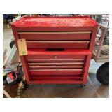 Red Rolling Tool Chest with Contents