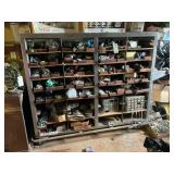 Stainless Rolling Cart with Hardware Contents