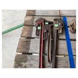 Set of Heavy-Duty Pipe Wrenches