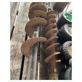 Two Steel Auger Drill Bits