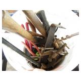 Bucket Of Hand Tools/ Partial Socket Set