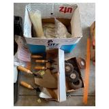 Lot of Hand Tools, Wire Wheels, and Miscellaneous