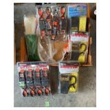 Assorted Ratchet Tie Downs and Zip Ties