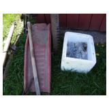 Metal T Post fence Clips/ 2 Man Saw