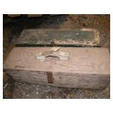 (2) Wooden Tool Boxes