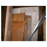(2) Early Wooden doors w/ Hardware