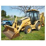 Cat 416C Turbo 4WD Back Hoe Full Cab 6173 hrs