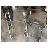 Two Mobility Walkers with Adjustable Heights