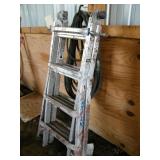 Werner 4 foot tall ladder & Garden Hose