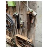 Assorted Grease Guns, Tools, and Toolbox
