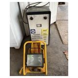 NAPA Battery Charger with Portable Work Light