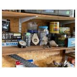 Collection of Workshop Tools and Supplies