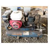 Wheelbarrow Dual Tank Air Compressor w Honda Motor