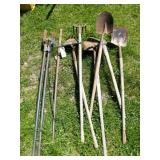 Lot of Long Handle Wook Tools