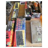 NIB impact socket sets & 4.5 inch Angle Grinder