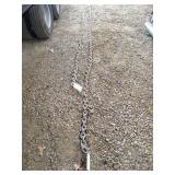 2 heavy chains - 8 foot and 18 foot (no hooks)