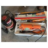 Chicago Electric Cutout Tool & Craftsman Router