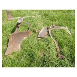 2 Old Parts Plows