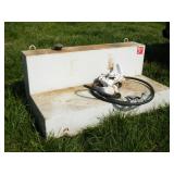 L Shaped Pickup Truck 105 Gal Fuel Tank w/ Pump