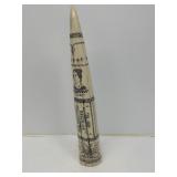Scrimshaw Whale Tooth of Ship Regulus 14ï¿½